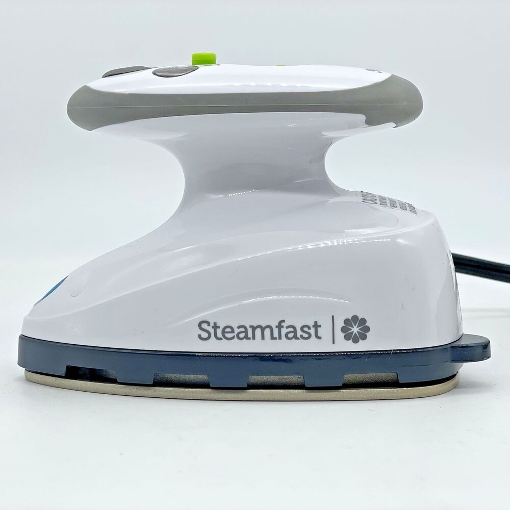 Steamfast i3 Portable Travel Iron 375W Nonstick Soleplate for Clothes White